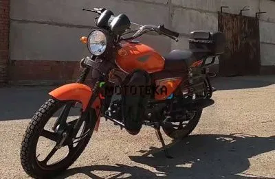 Мопед Мотомир RAID INTERNATIONAL (кофр, дуги с карманами) оранжевый