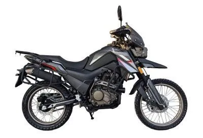 Мотоцикл кроссовый / эндуро Мотомир FIREGUARD 250 TRAVEL светло-серый с ПТС (+БАГАЖНИК)