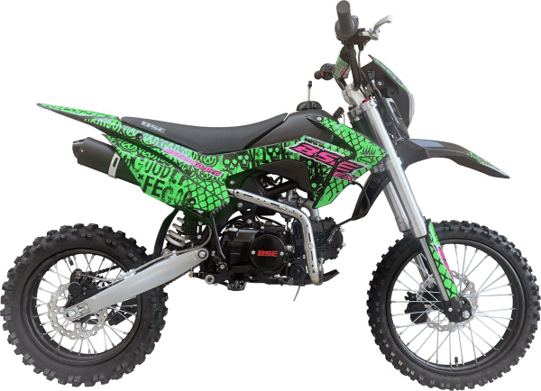 Питбайк BSE (БСЕ) EX 17/14 Max13 Green Pink Neon (040) | Мототека