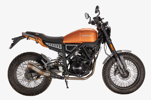 Мотоцикл дорожный Avantis (Авантис) City 250 (Fuego Scrambler 250) оранжевый с ПТС | Мототека Мотоцикл дорожный Avantis (Авантис) City 250 (Fuego Scrambler 250) оранжевый с ПТС | Мототека